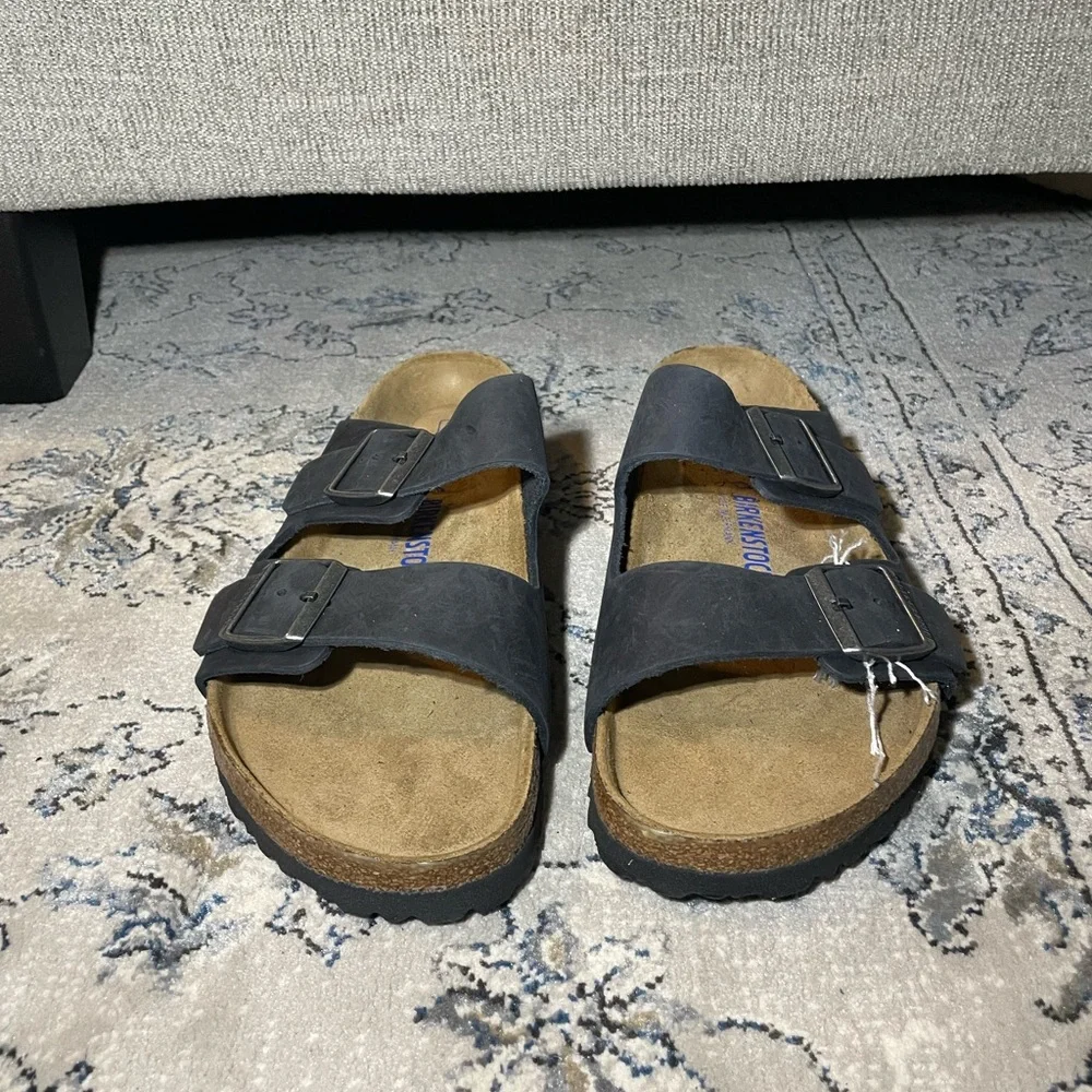 Birkenstock Arizona Soft Footbed Oiled Leather Black